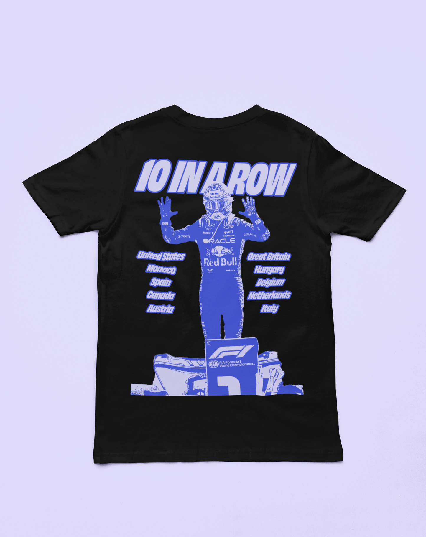 Max Verstappen '10 in a row' T-shirt