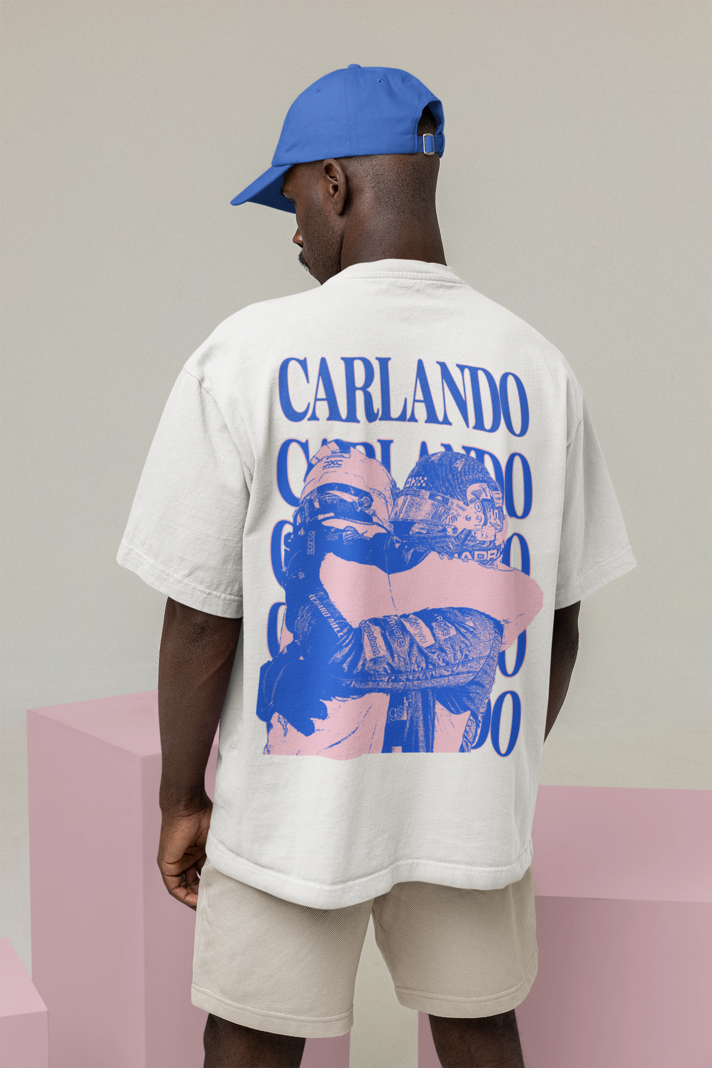 Carlando Singapore Premium oversized T-shirt MEN white
