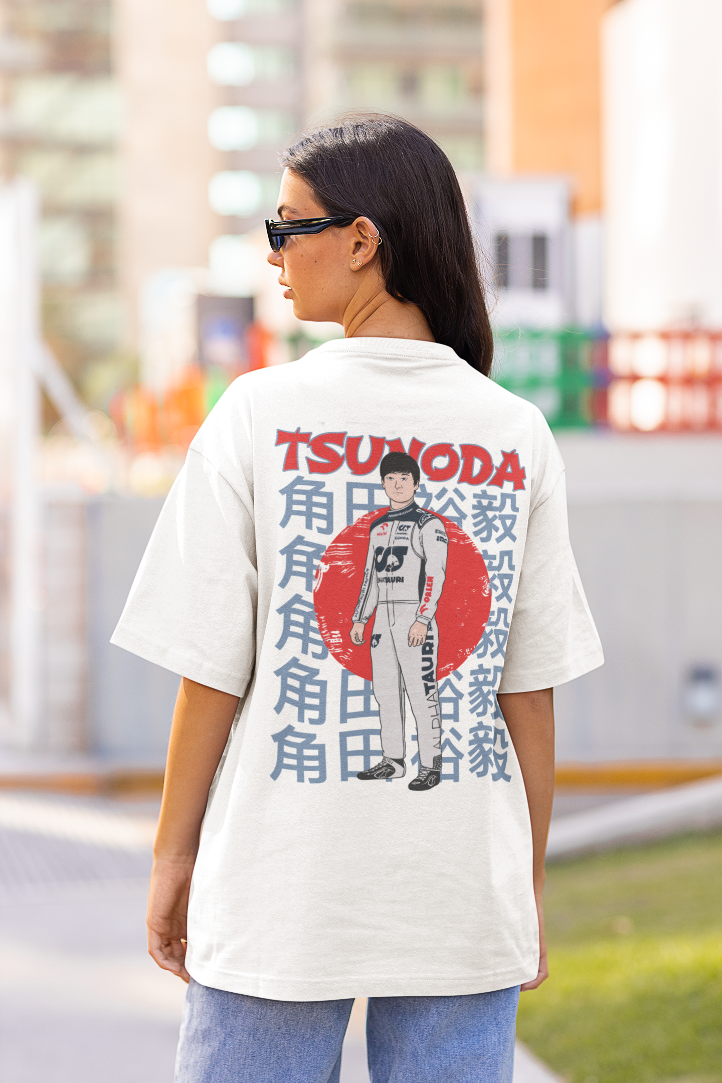 Yuki Tsunoda Premium oversized T-Shirt WOMEN