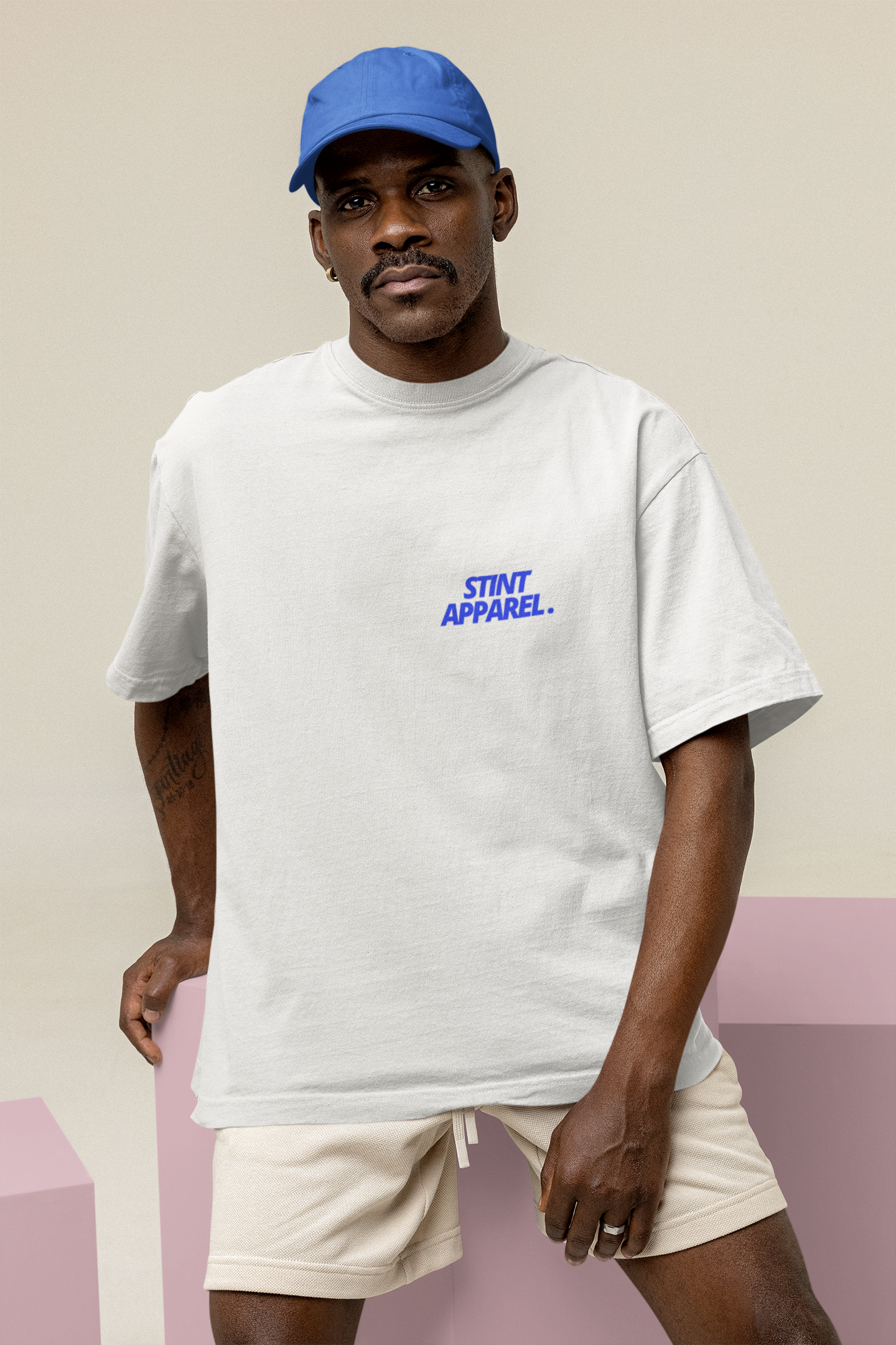 Carlando Singapore Premium oversized T-shirt MEN white