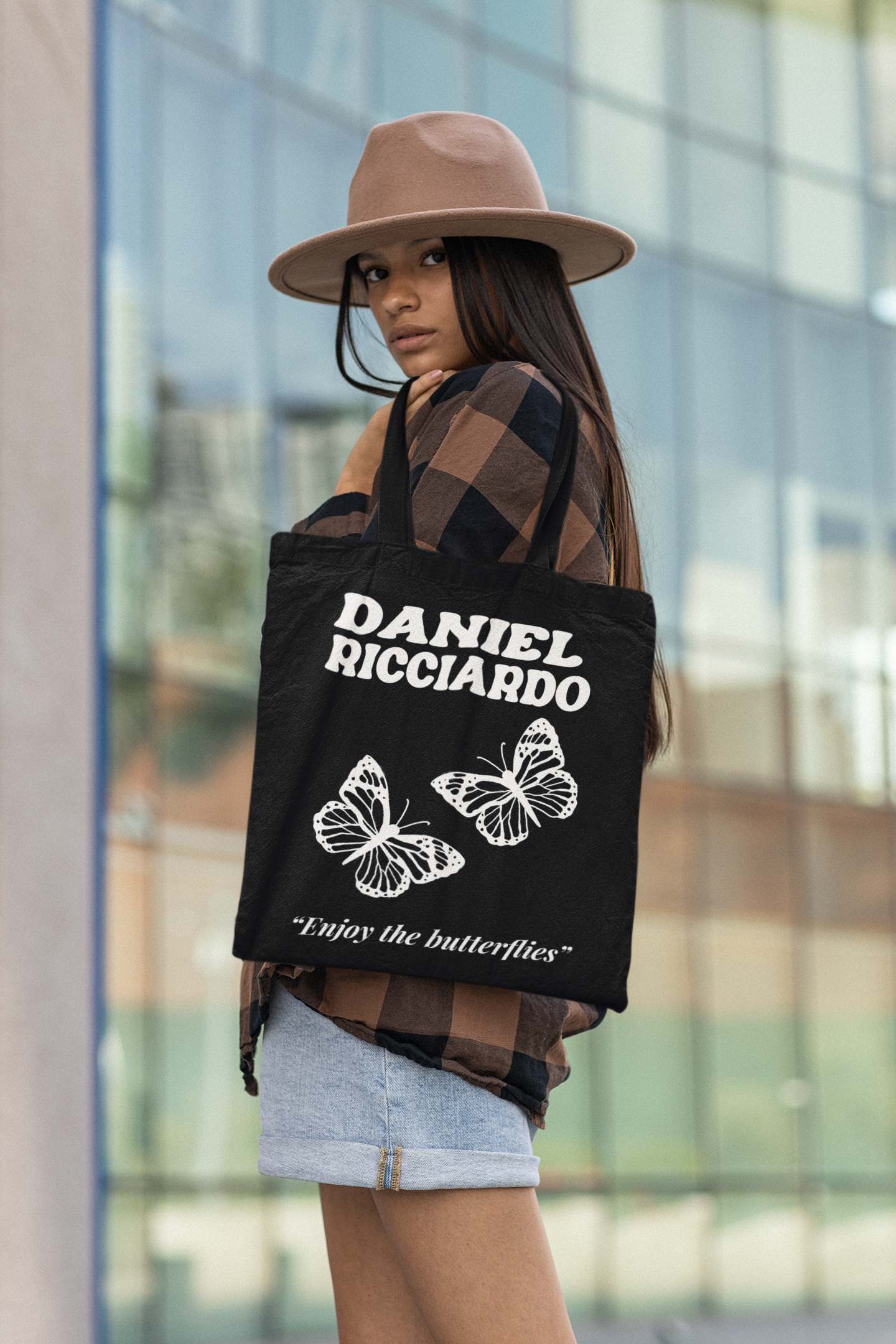 Daniel Ricciardo 'Enjoy the Butterflies' Tote Bag