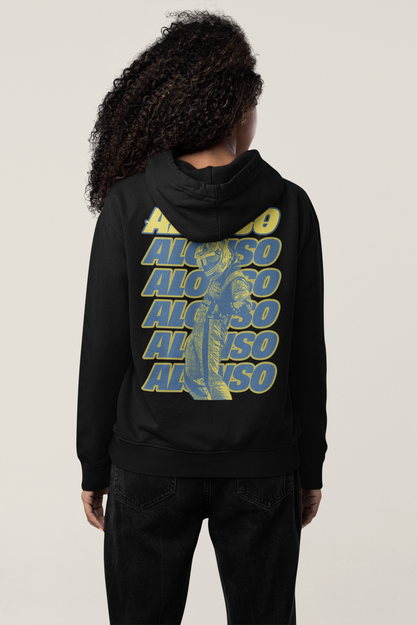 Fernando Alonso Hoodie Black/Blue