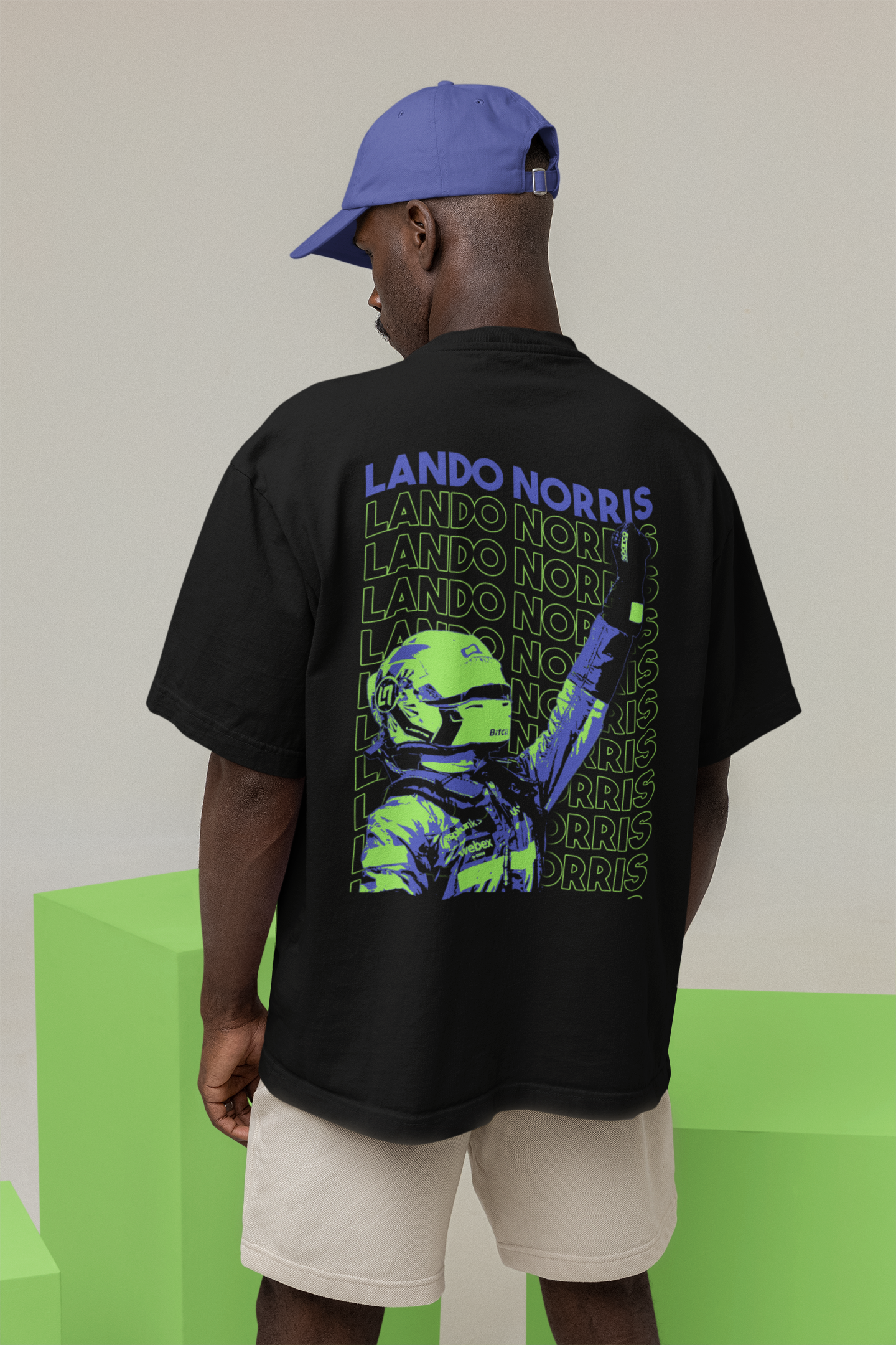 Lando Norris 'Neon' Premium oversized T-Shirt MEN – Stint Apparel