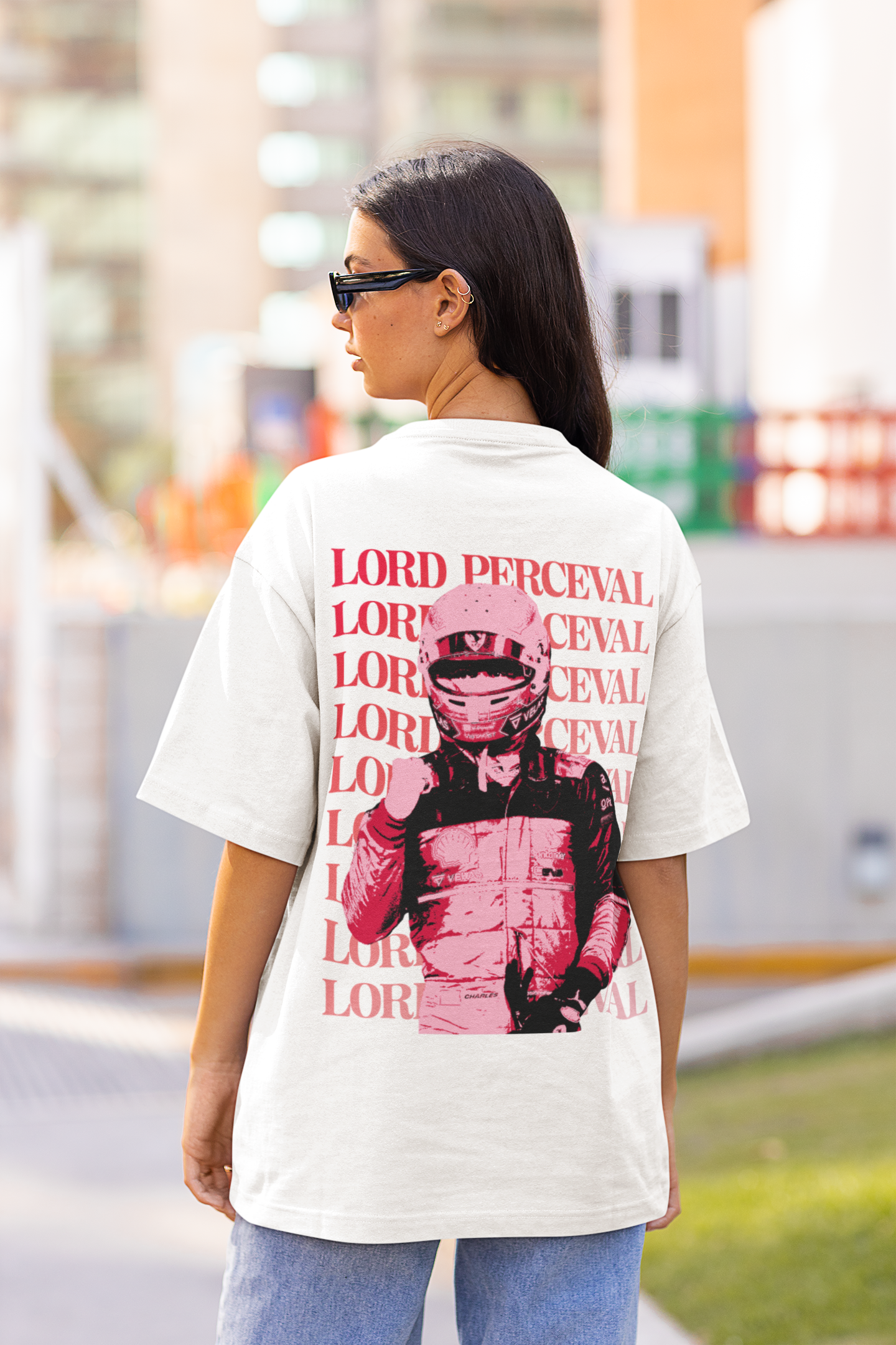 Charles Leclerc 'Lord Perceval' Premium oversized T-shirt WOMEN