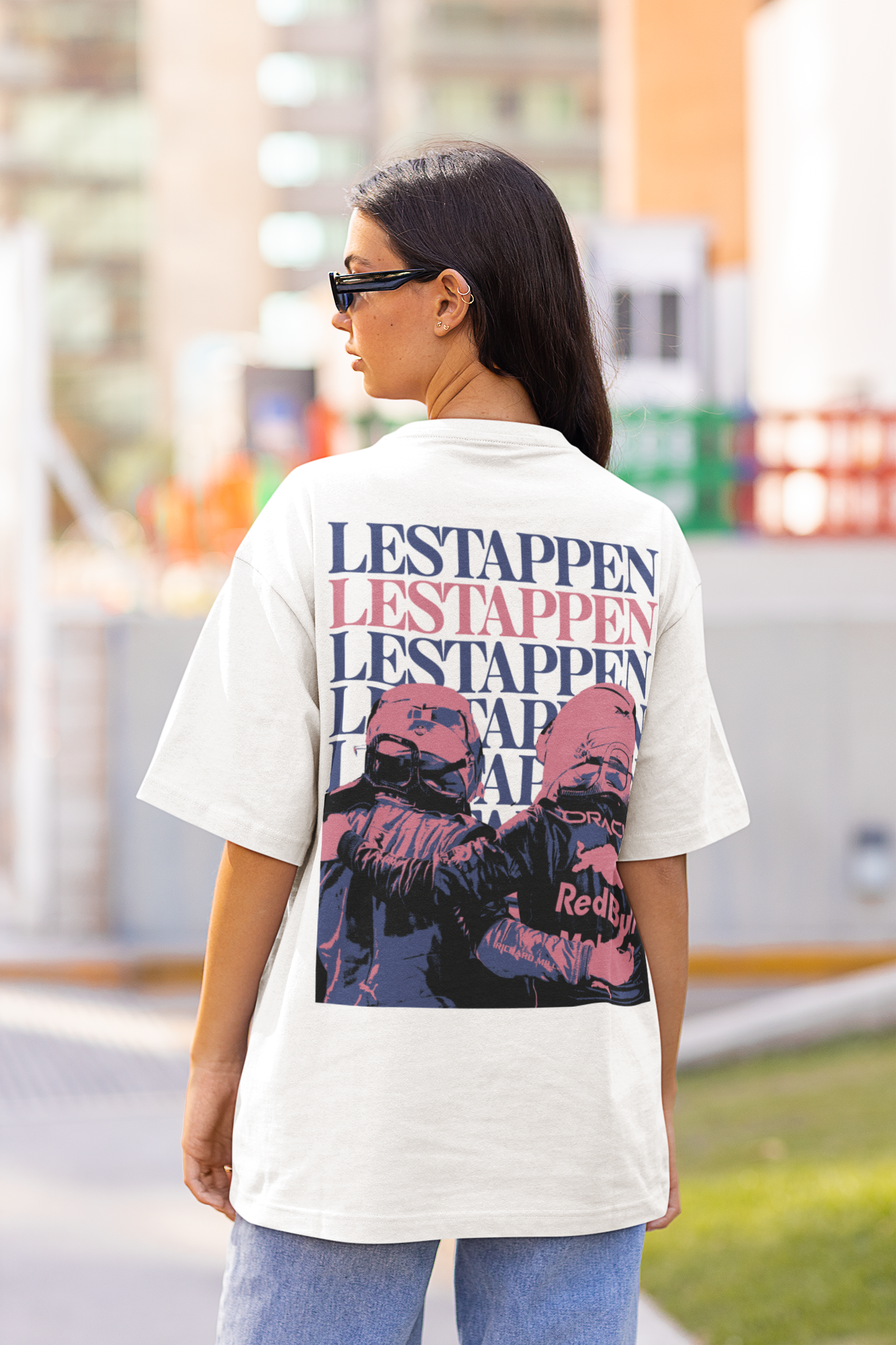 Lestappen oversized T-Shirt WOMEN