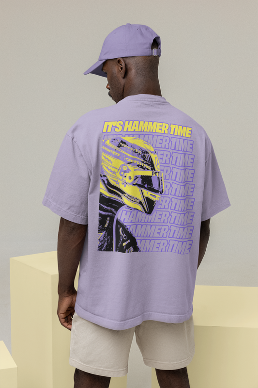 Lewis Hamilton 'It's Hammer Time' Premium Oversized T-Shirt MEN