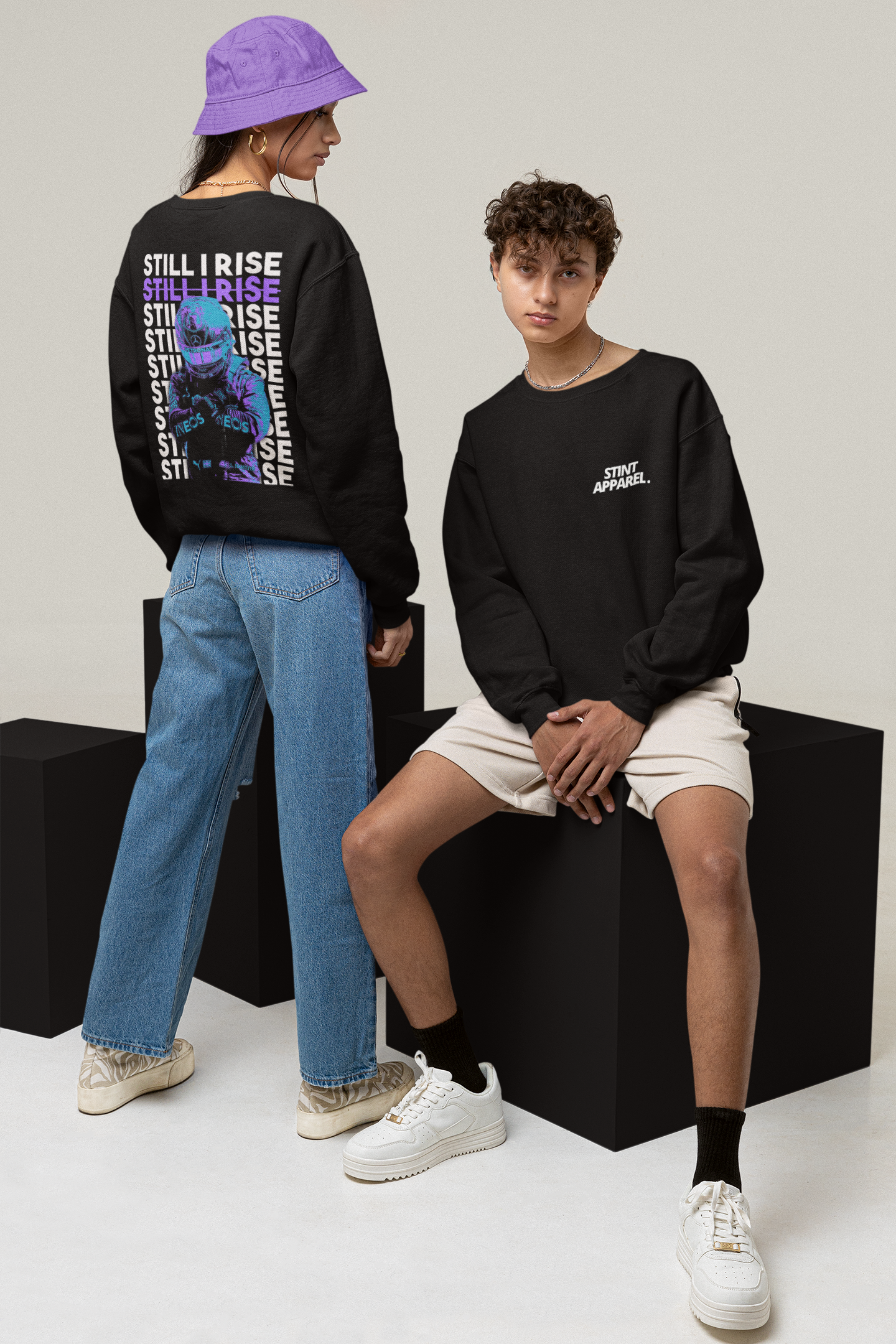 Lewis Hamilton Still I Rise Crewneck sweater Stint Apparel